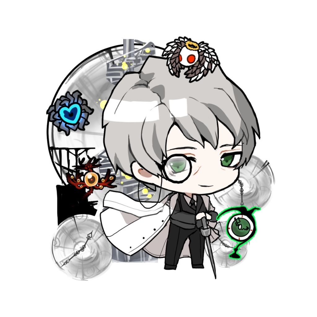 簡易再販 指定司書+幻想体アクリルキーホルダー ~Atziluth~