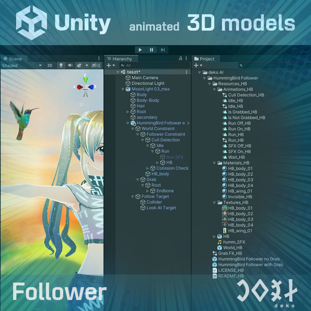 HummingBird Follower ハミングバードフォロワー