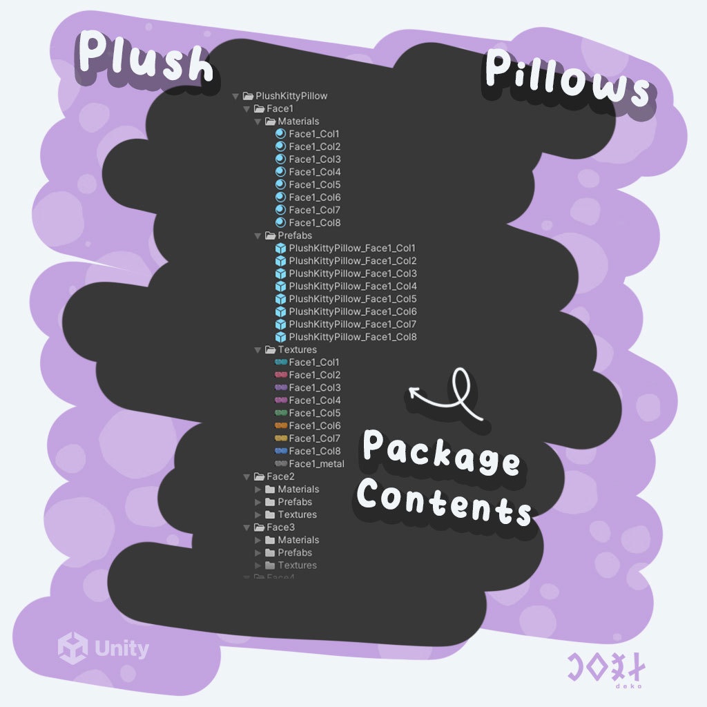 Plush Kitty Pillows (dynamic) - キティちゃんのぬいぐるみピロー