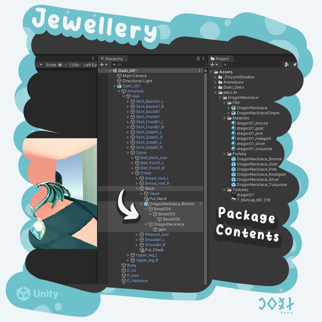 Dragon Necklace - ドラゴン ネックレス