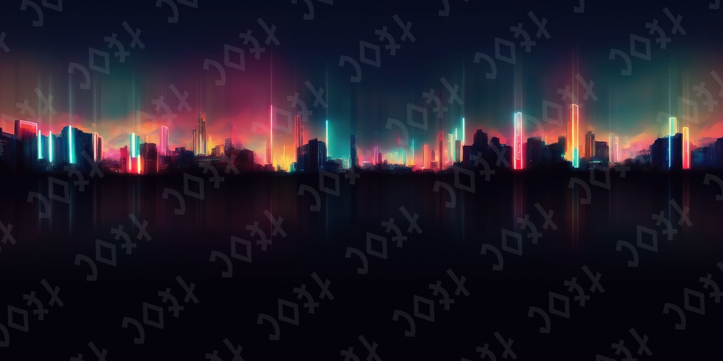 Neon City Skybox - ネオンシティのスカイボックス