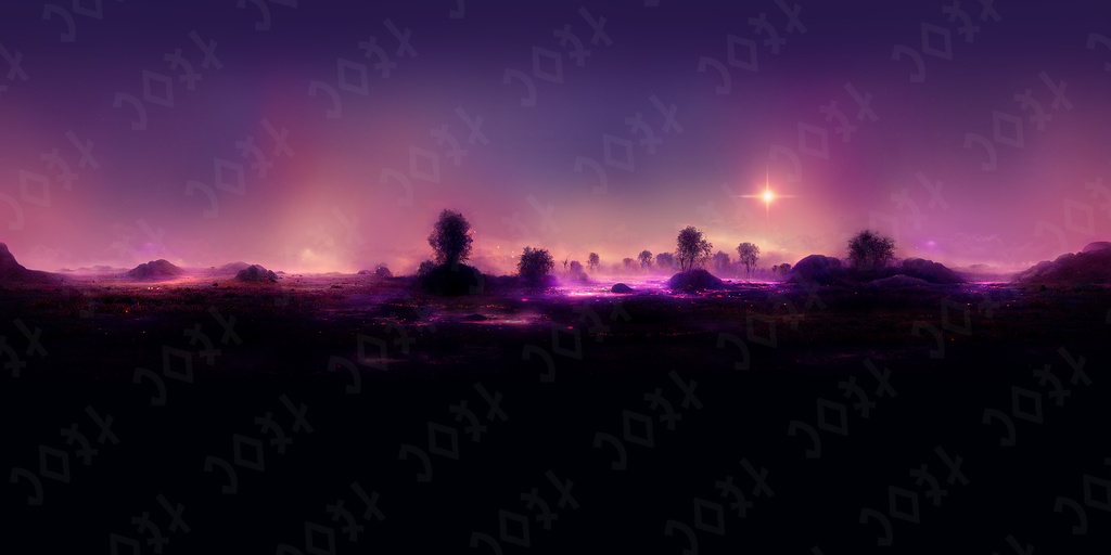 Purple Swamp Night & Day - 昼も夜も紫色の沼