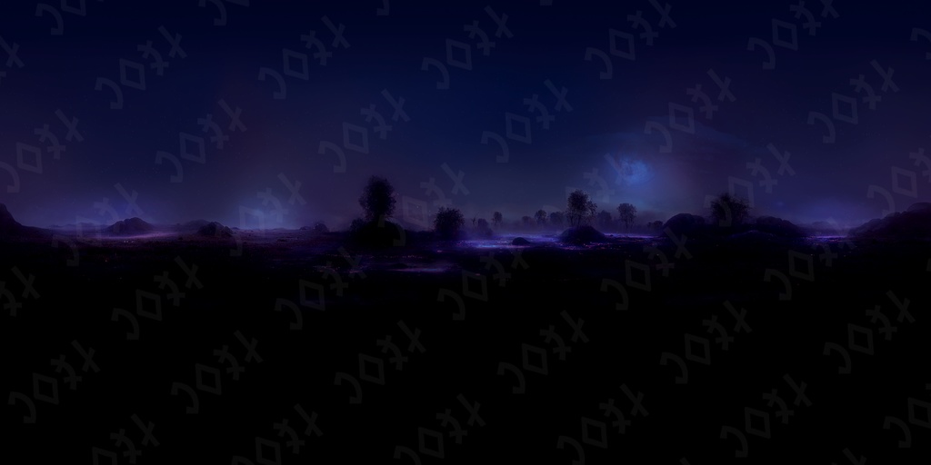 Purple Swamp Night & Day - 昼も夜も紫色の沼