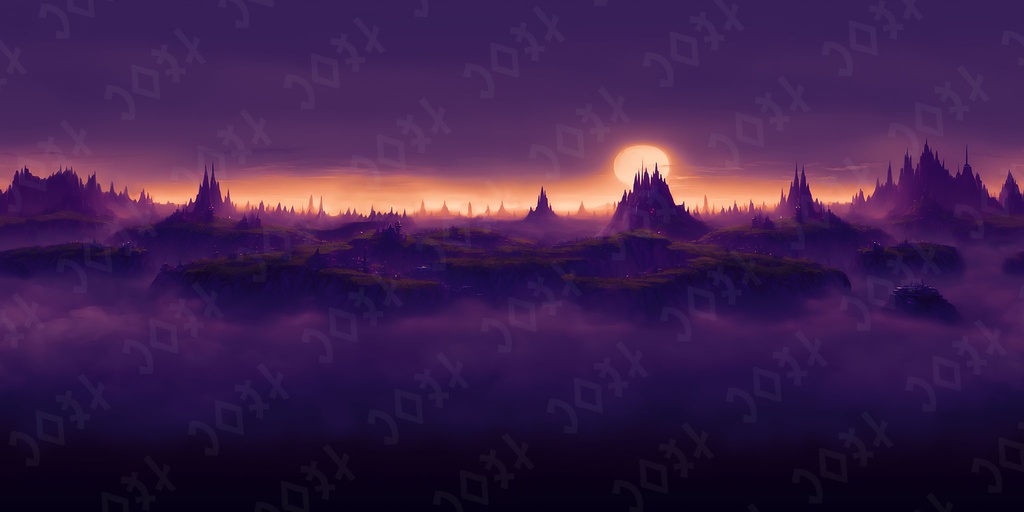 Fantasy Mountains Skybox - ファンタジーの山々 スカイボックス