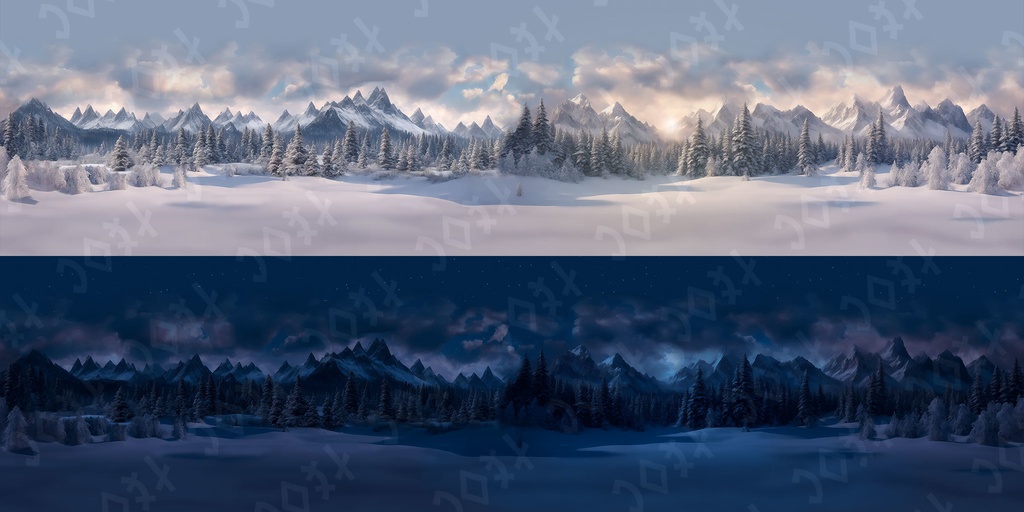Winter Landscape Skybox - 冬景色