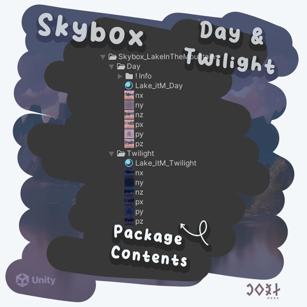 Lake in the Mountains - Skybox - 山の中の湖