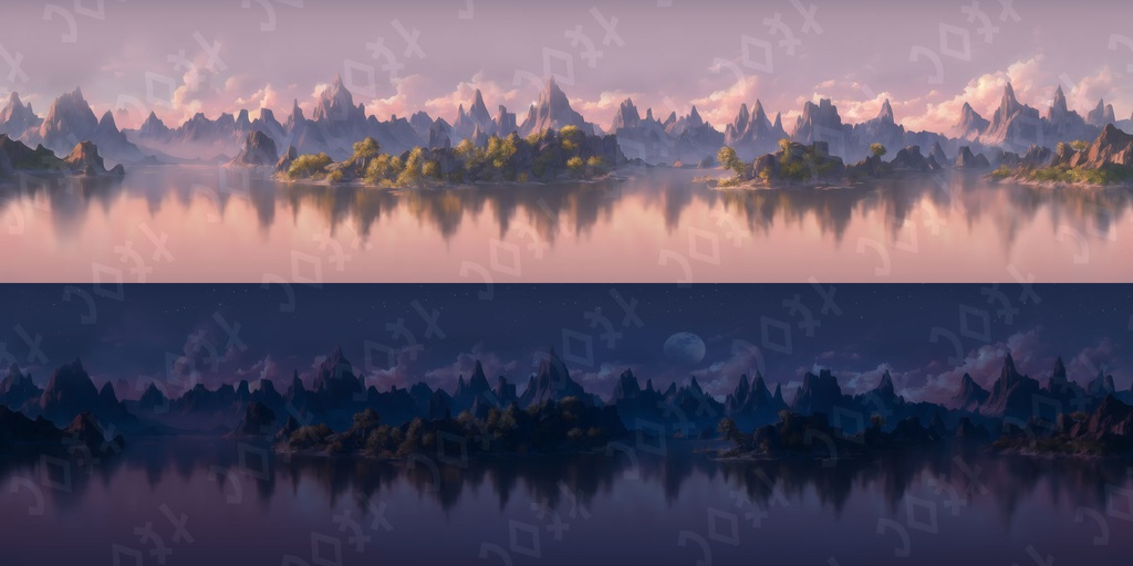 Lake in the Mountains - Skybox - 山の中の湖