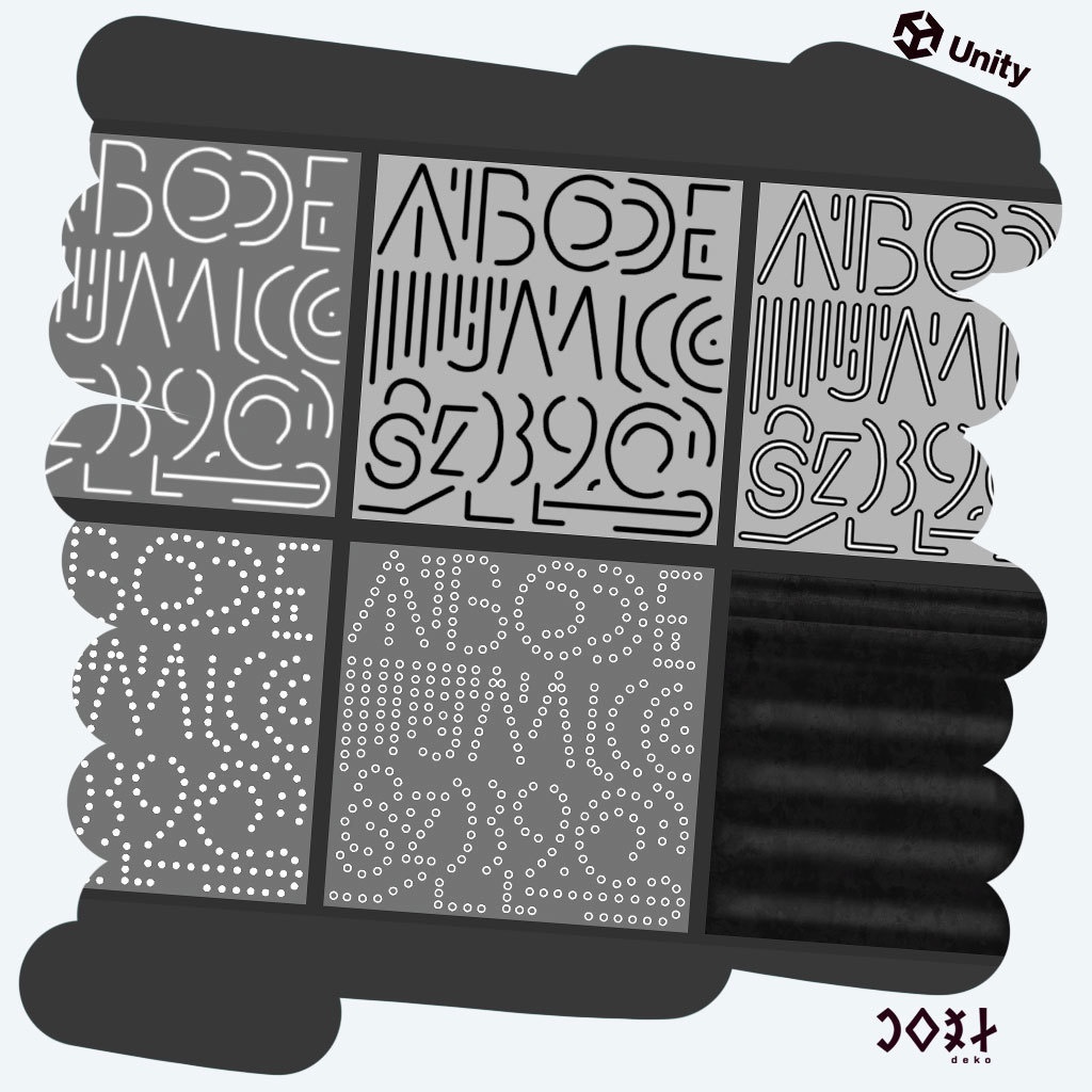 Neon Alphabet, Numbers, Sign profiles - ネオンアルファベット、数字、サインプロファイル