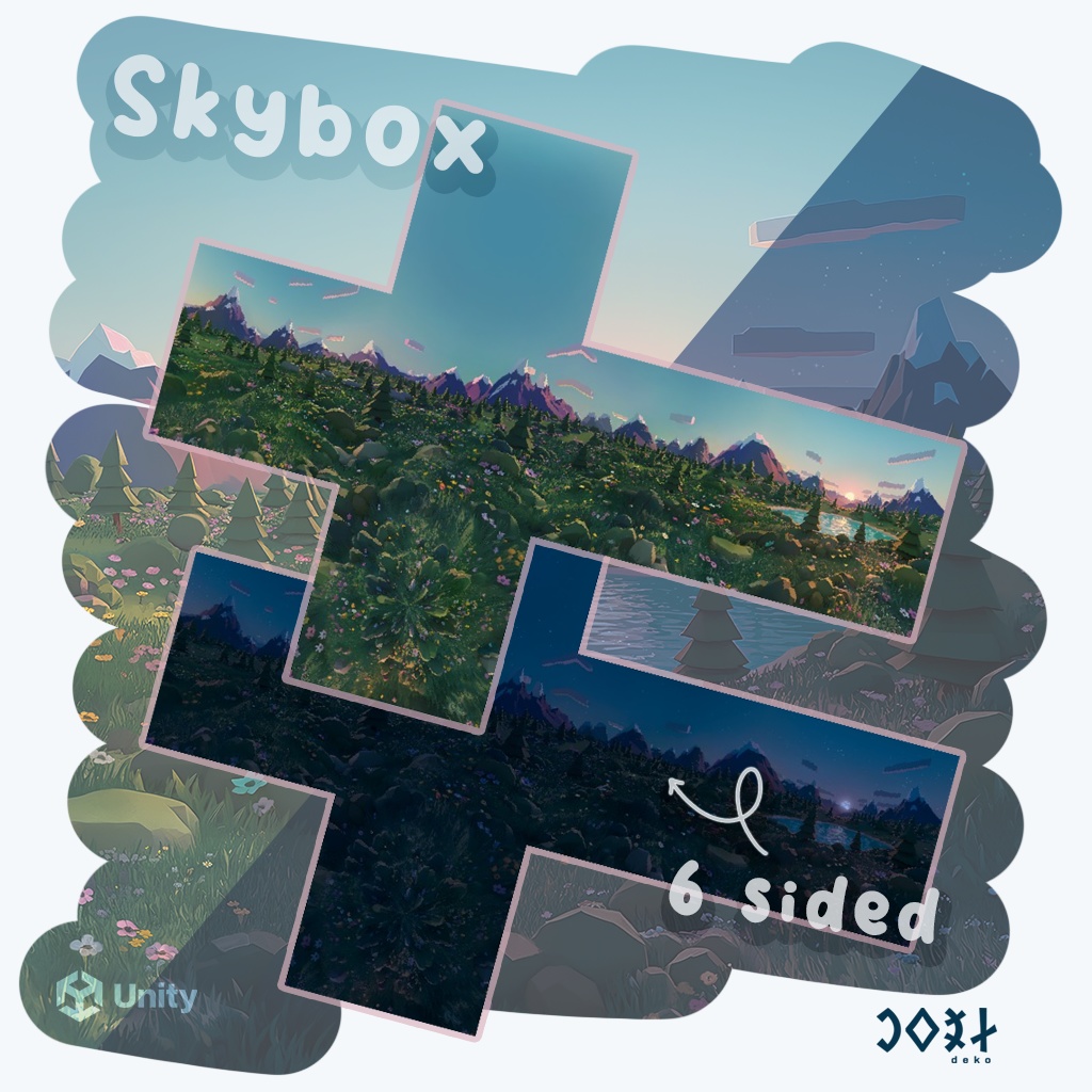 Poly Skybox - ポリゴン風景