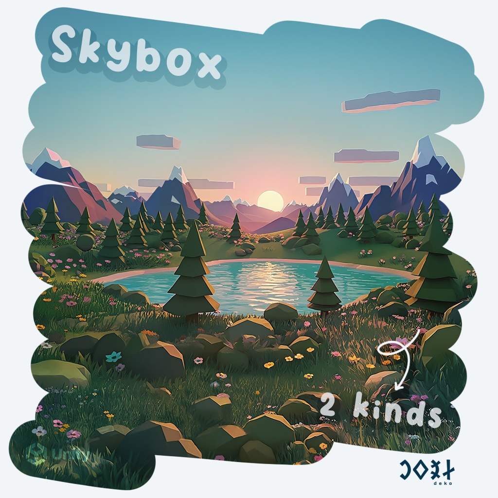 Poly Skybox - ポリゴン風景