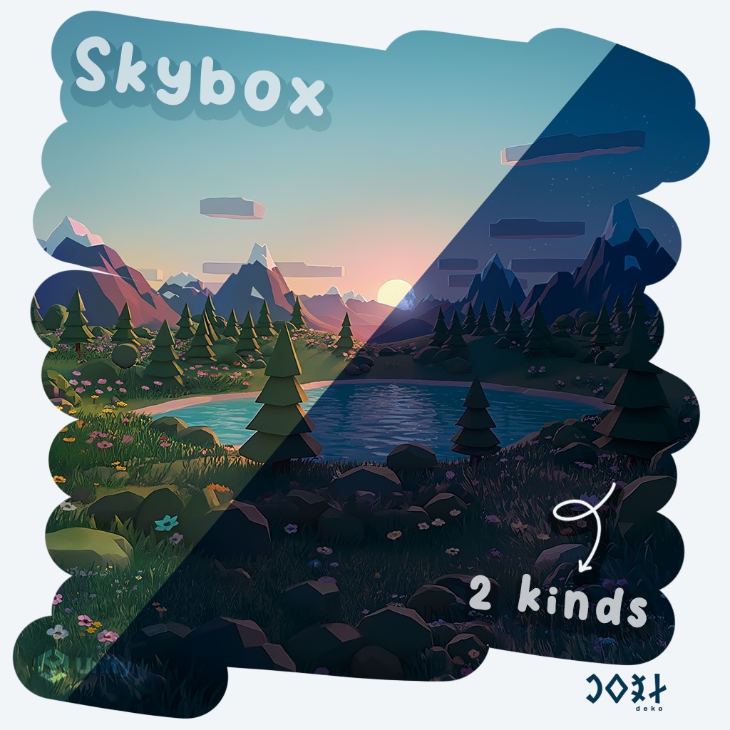 Poly Skybox - ポリゴン風景