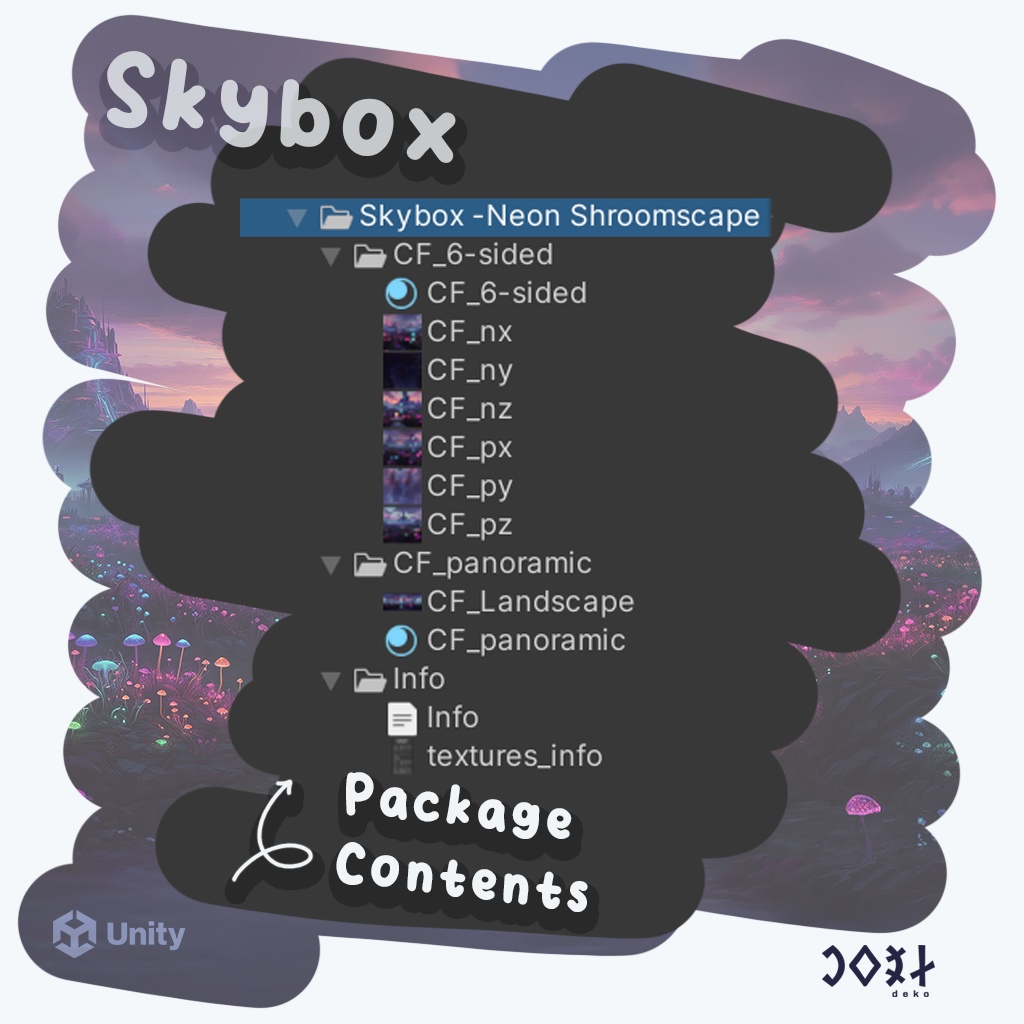 Cyber-Fantasy Landscape - Skybox - サイバー幻想景