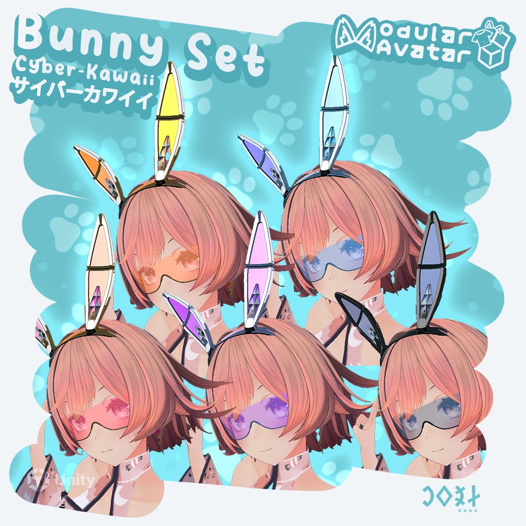 Cyber Kawaii Bunny Set - サイバーカワイイ・バニーセット