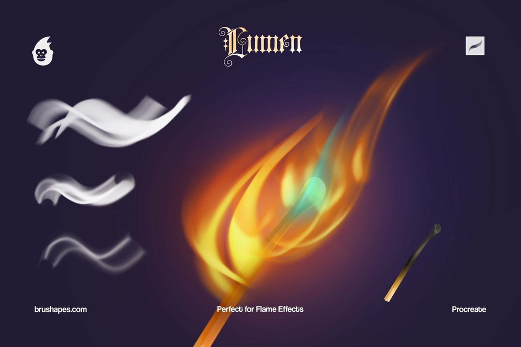 Light Leaks and Glow Procreate Brushes