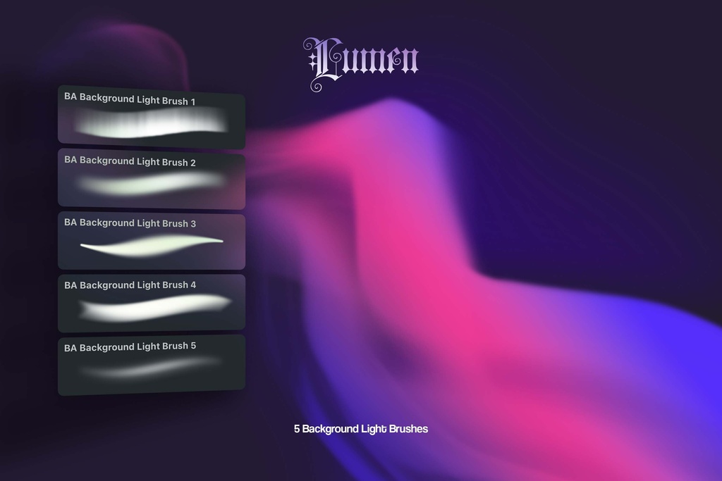 Light Leaks and Glow Procreate Brushes