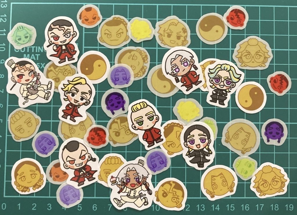 クッキー缶風フレークシール