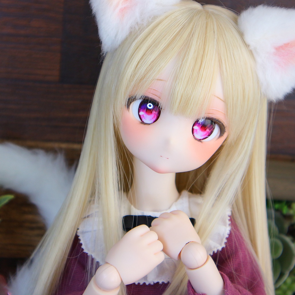 DDH-27 カスタムヘッド セミホワイト肌+ディーラー様製アイ付