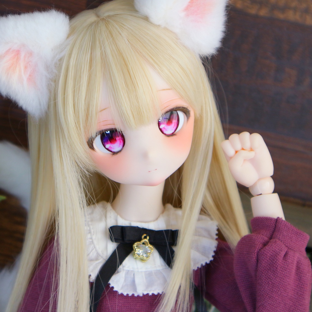 DDH-27 カスタムヘッド セミホワイト肌+ディーラー様製アイ付