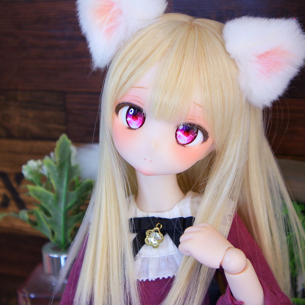 DDH-27 カスタムヘッド セミホワイト肌+ディーラー様製アイ付