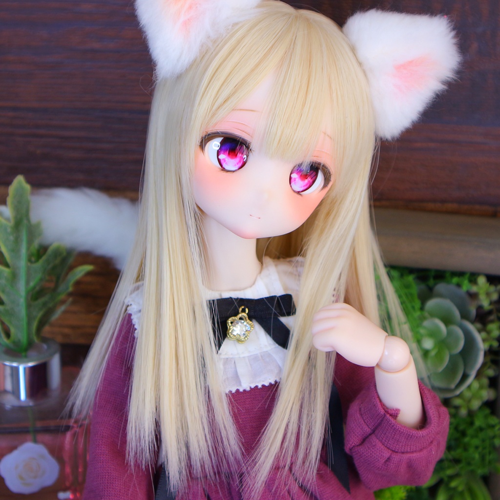 DDH-27 カスタムヘッド セミホワイト肌+ディーラー様製アイ付