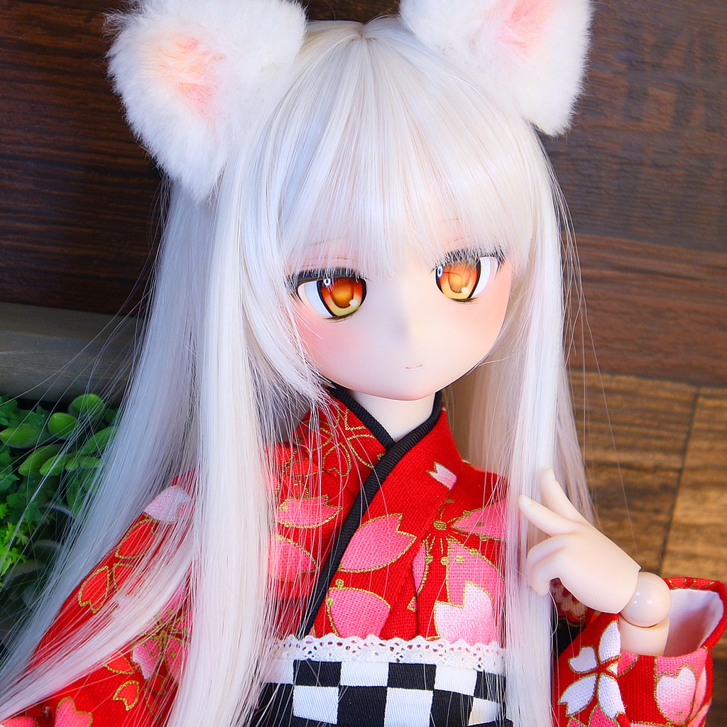 DDH-29 カスタムヘッド セミホワイト肌+ディーラー様製アイ付