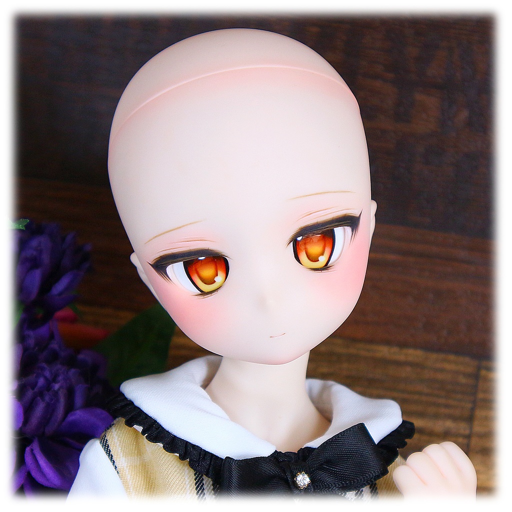 DDH-29 カスタムヘッド セミホワイト肌+ディーラー様製アイ付