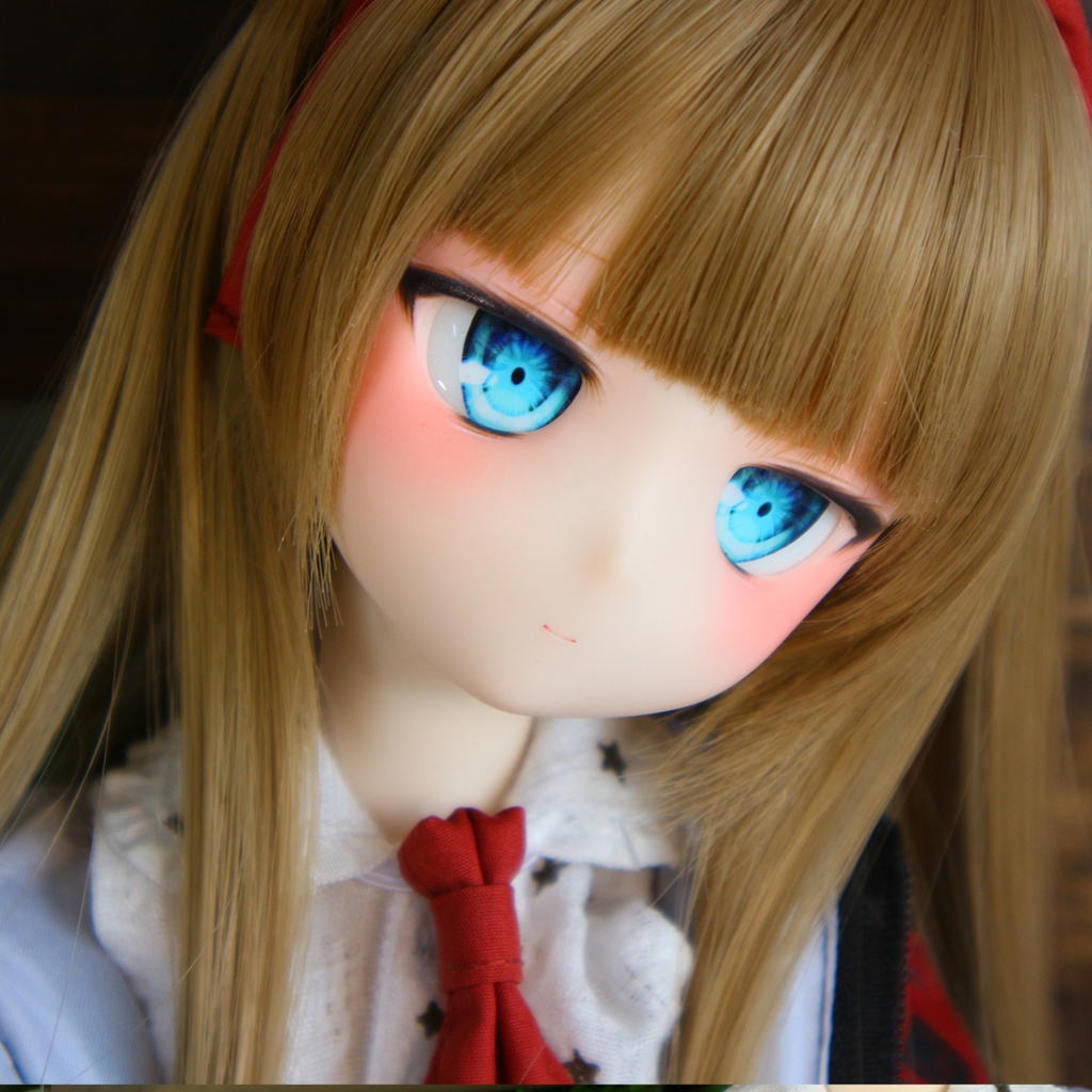 DDH-29 カスタムヘッド セミホワイト肌+ディーラー様製アイ付