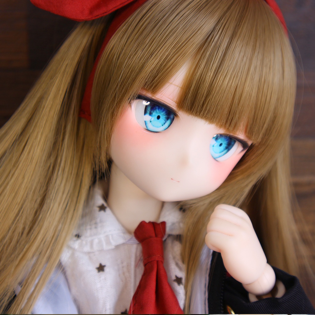 DDH-29 カスタムヘッド セミホワイト肌+ディーラー様製アイ付