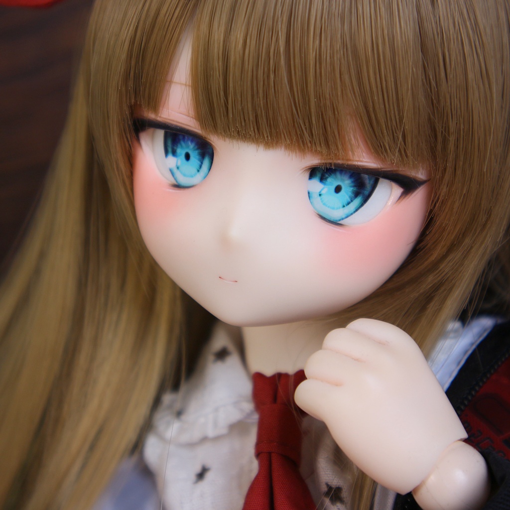 DDH-29 カスタムヘッド セミホワイト肌+ディーラー様製アイ付