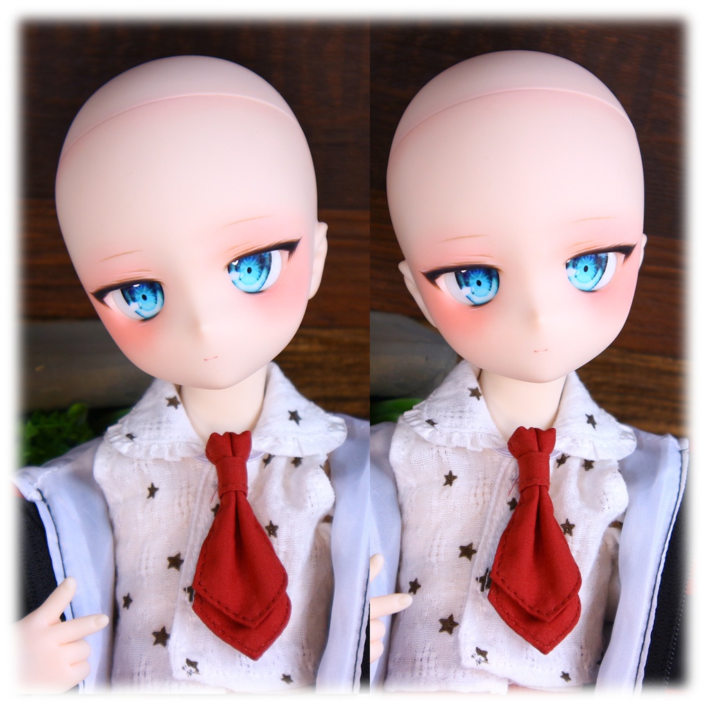 DDH-29 カスタムヘッド セミホワイト肌+ディーラー様製アイ付