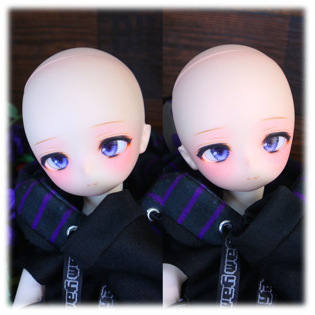 1/4ドールヘッド imomodoll DaDa カスタムヘッド セミホワイト肌＋