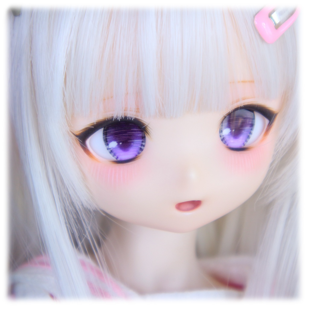 1/4ドールヘッド imomodoll RUBY-A カスタムヘッド セミホワイト肌+ディーラー様製アイ