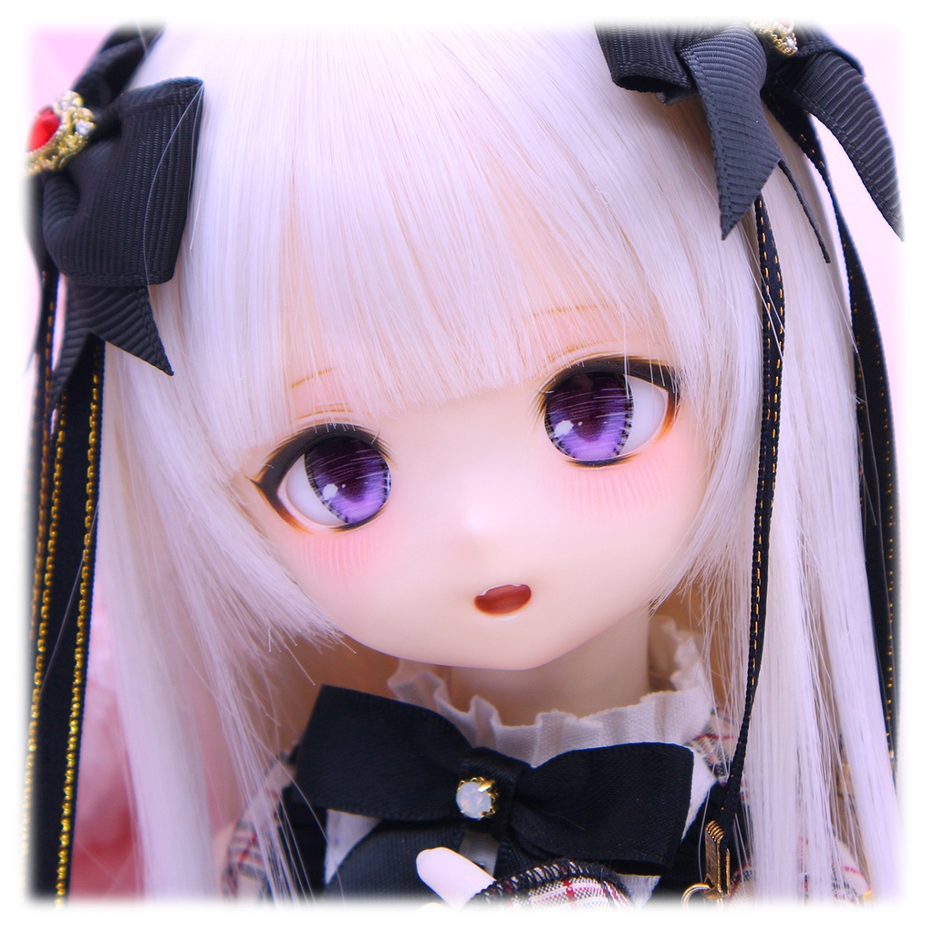 1/4ドールヘッド imomodoll RUBY-A カスタムヘッド セミホワイト肌+ディーラー様製アイ