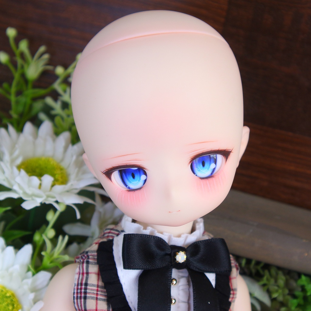 1/4ドールヘッド imomodoll Riika カスタムヘッド クリーム肌+ディーラー様製アイ