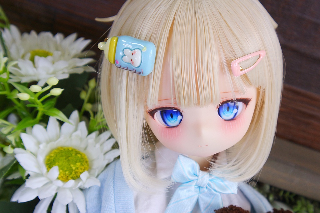 1/4ドールヘッド imomodoll Riika カスタムヘッド クリーム肌+ディーラー様製アイ