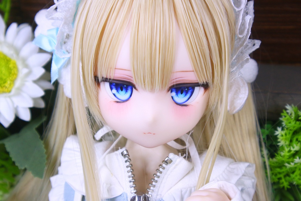 DDH-29 カスタムヘッド セミホワイト肌+ディーラー様製アイ付