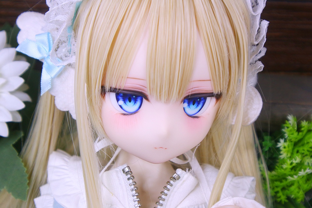 DDH-29 カスタムヘッド セミホワイト肌+ディーラー様製アイ付