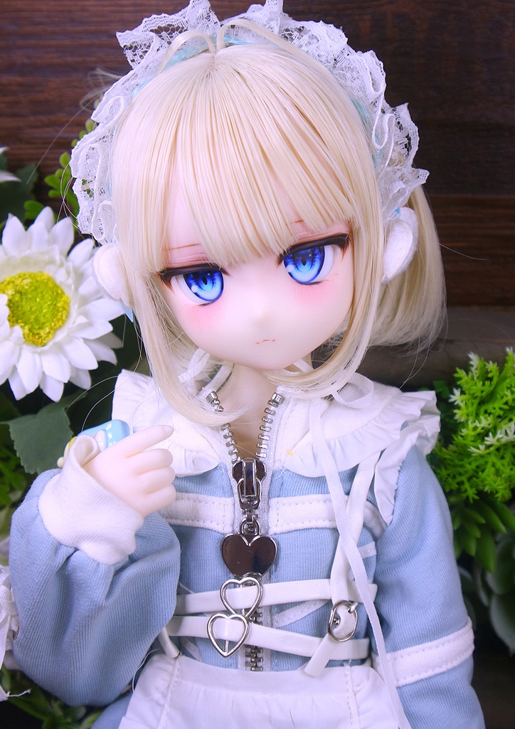 DDH-29 カスタムヘッド セミホワイト肌+ディーラー様製アイ付