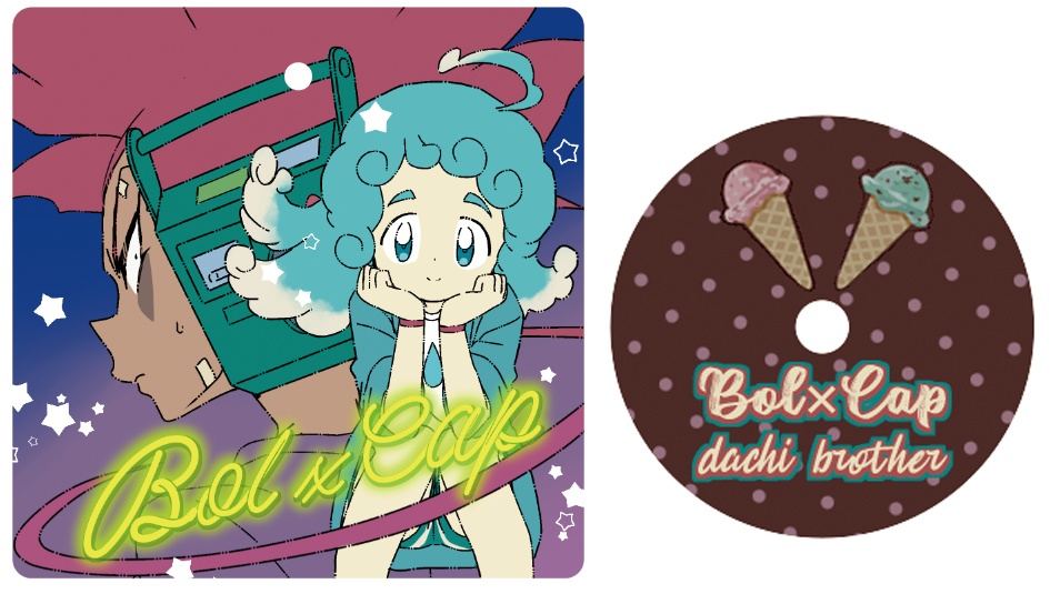 【親友】LPレコード型チャーム【ダチブラ】