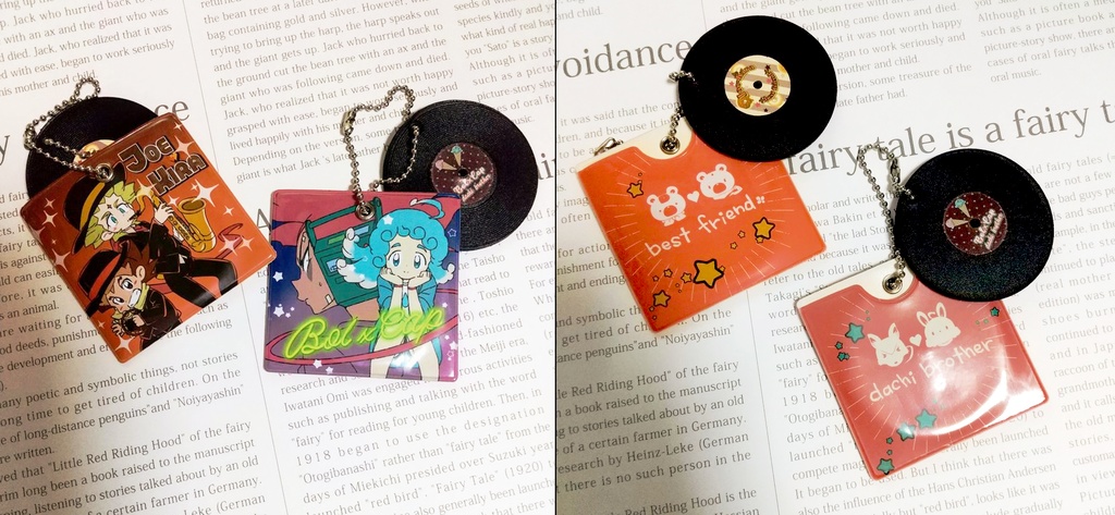 【親友】LPレコード型チャーム【ダチブラ】