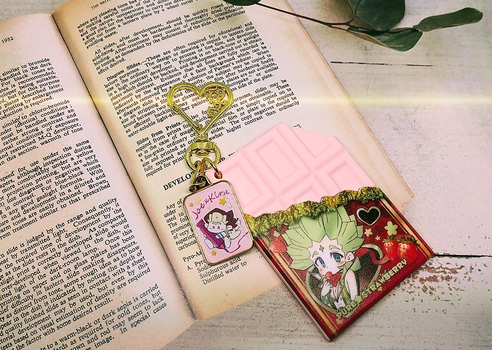 ジョーキラ♥スクエアチャーム×板チョコキーホルダー