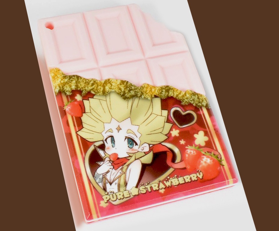 ジョーキラ♥スクエアチャーム×板チョコキーホルダー