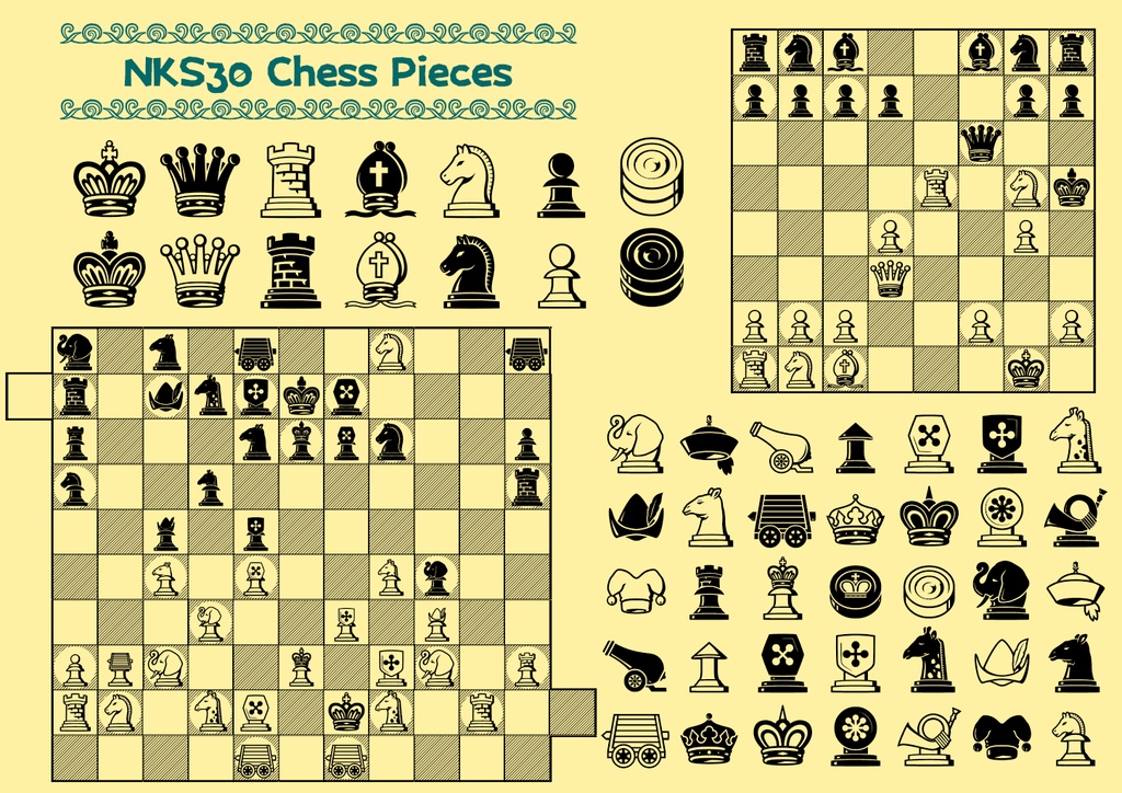 波間のかけひきフォント集・世界象戯伽藍 第一輯