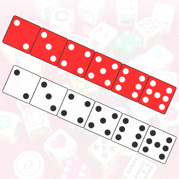 2–7ダイス (d6+1ダイス) (1個)