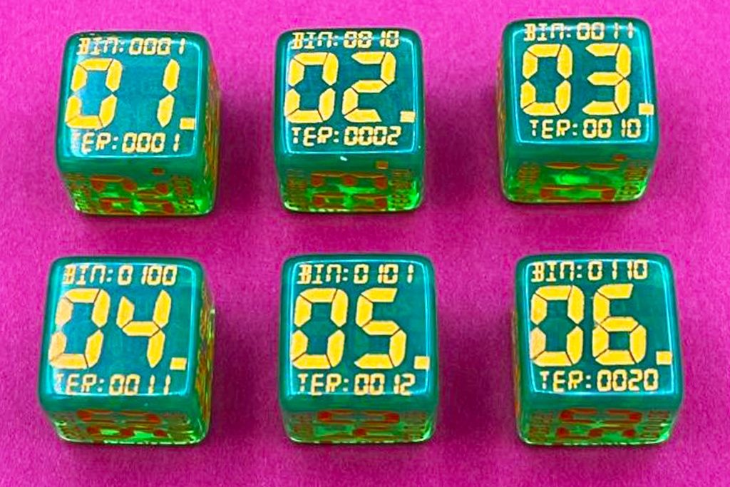 7セグメント数字ダイス (1個)