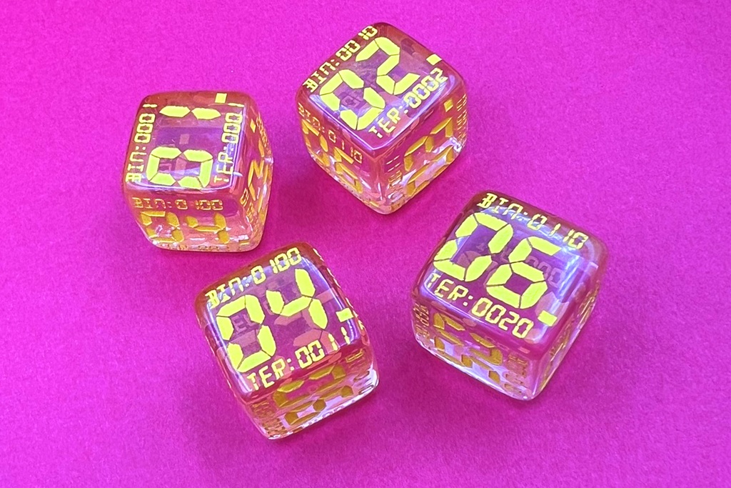 7セグメント数字ダイス (1個)