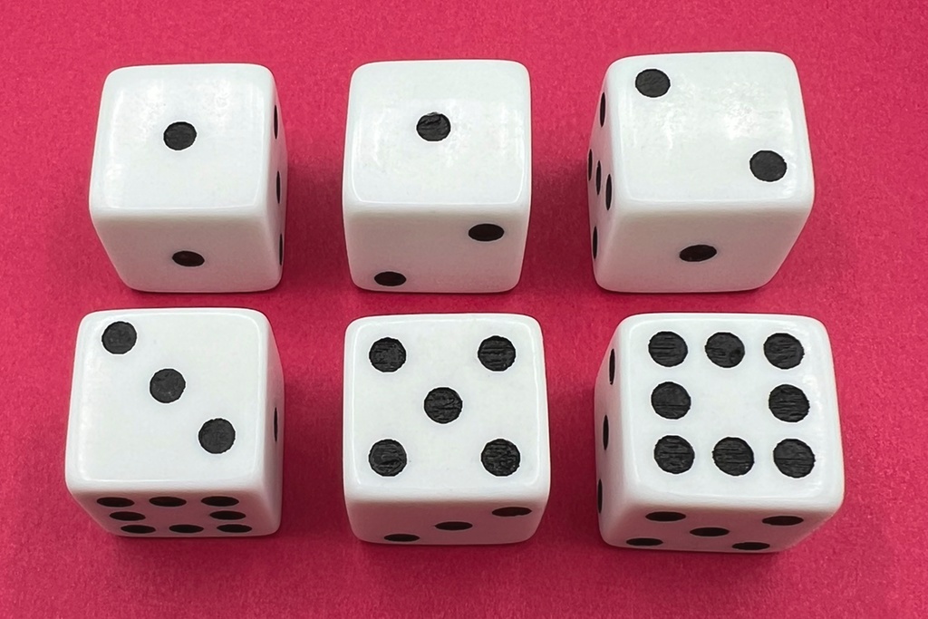 フィボナッチ数ダイス (1個)