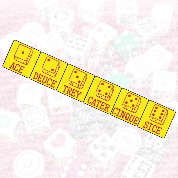 ダイス数詞ダイス (1個)