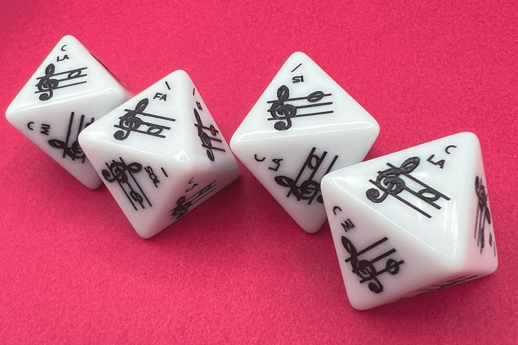 8面ソルレソルダイス (Lafasila sifasîre Solresol) (1個)