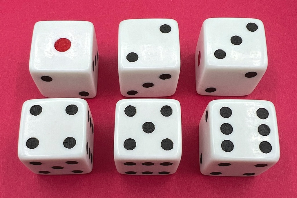 普通のダイス (1個)
